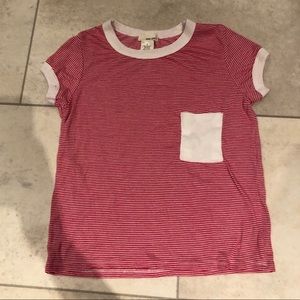 Red striped tshirt